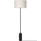 Gubi Lighting Blackened Steel / Canvas Gravity Floor Lamp