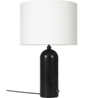 Gubi Lighting Black Marble / White Gravity Table Lamp, Large