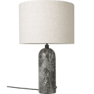 Gubi Lighting Grey Marble / Canvas Gravity Table Lamp, Large
