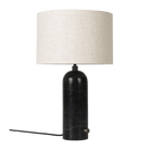 Gubi Lighting Black Marble / Canvas Gravity Table Lamp, Small