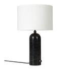 Gubi Lighting Black Marble / White Gravity Table Lamp, Small