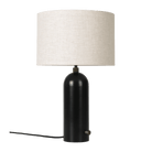 Gubi Lighting Blackened Steel / Canvas Gravity Table Lamp, Small