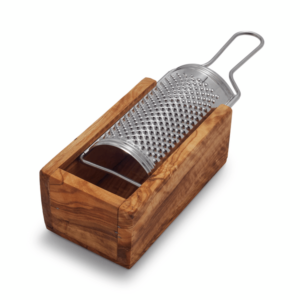 Verve Culture Italian Olivewood Box Cheese Grater