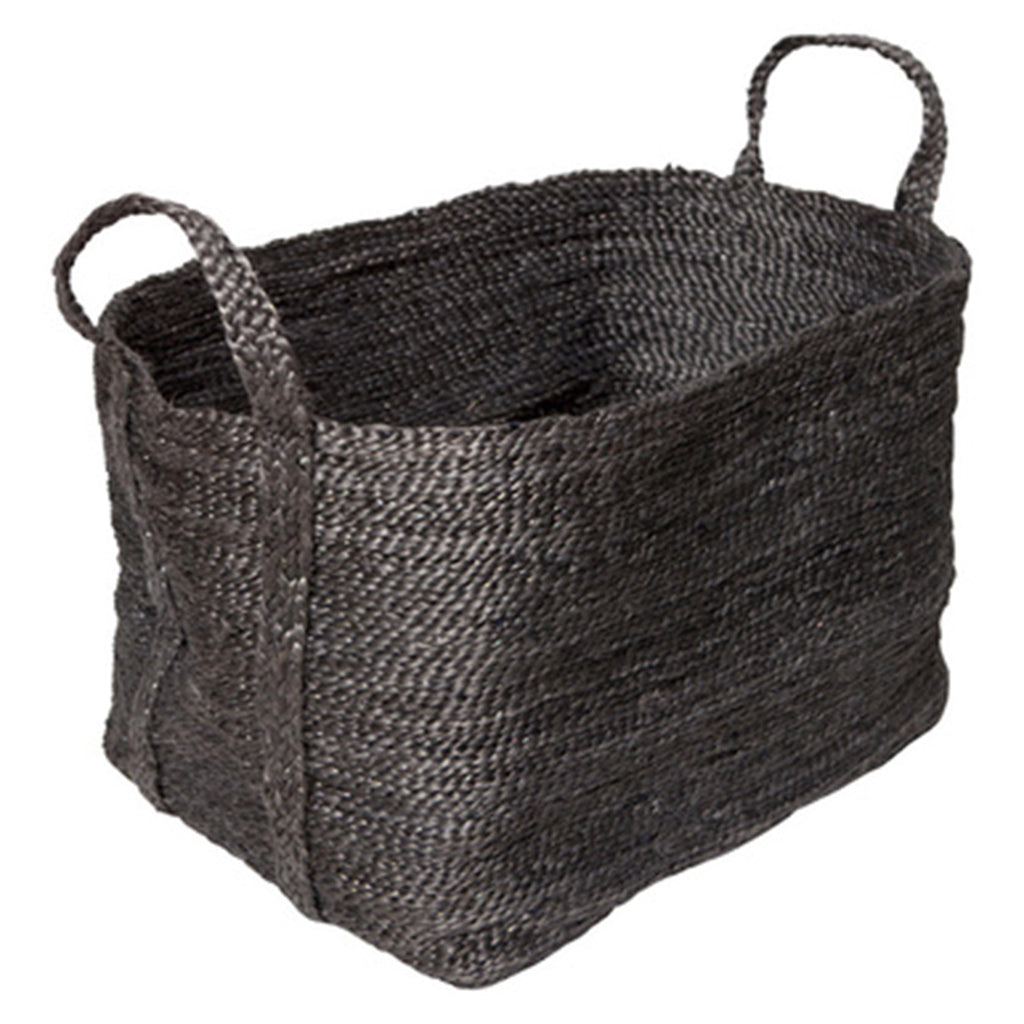 Dharma Door Basket Charcoal Jute Basket - Large