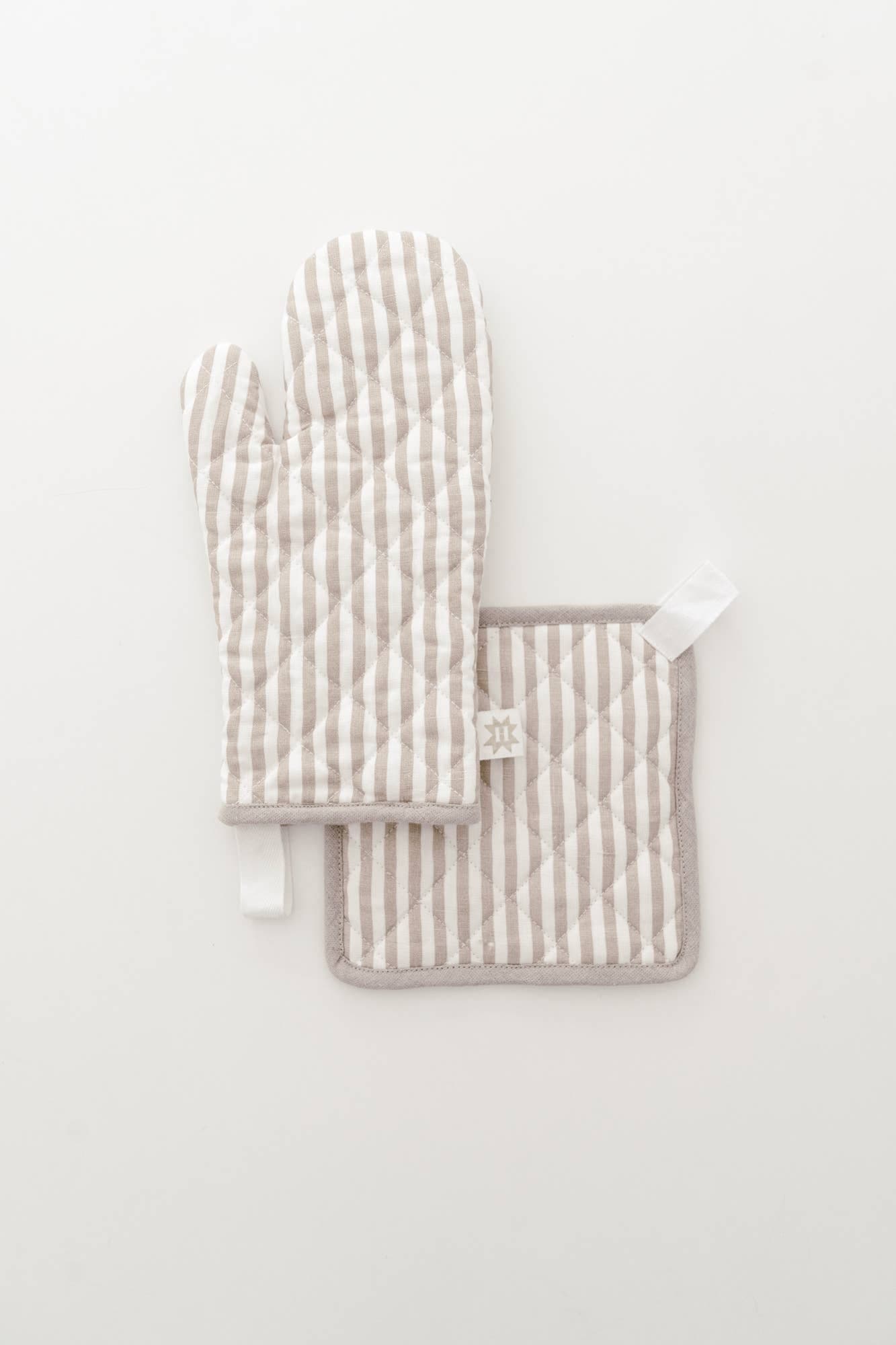 Linen Oven Mitt