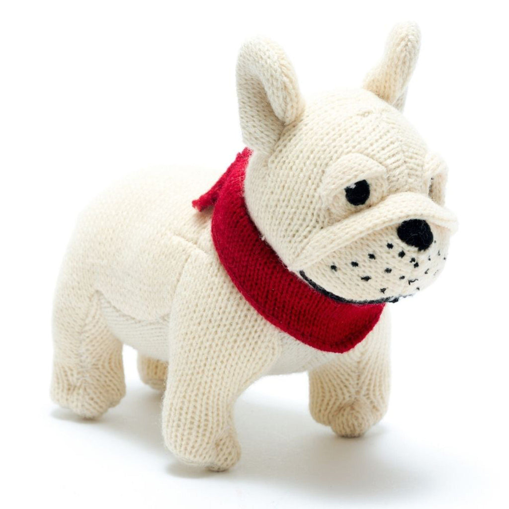 Best Years Ltd Knitted Bulldog Plush Toy