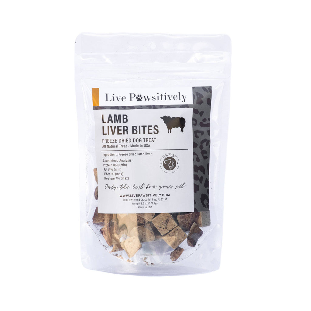 Live Pawsitive Lamb Liver Bites