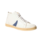 American Rhino Shoes White/Navy Leather / 36 / W5 Lamu High Top Sneakers