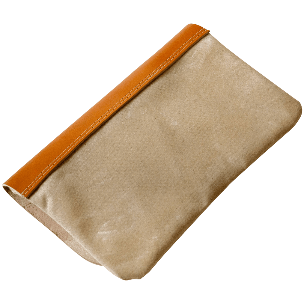 1.61 Soft Goods Purse Leather and Waxed Canvas Clutch