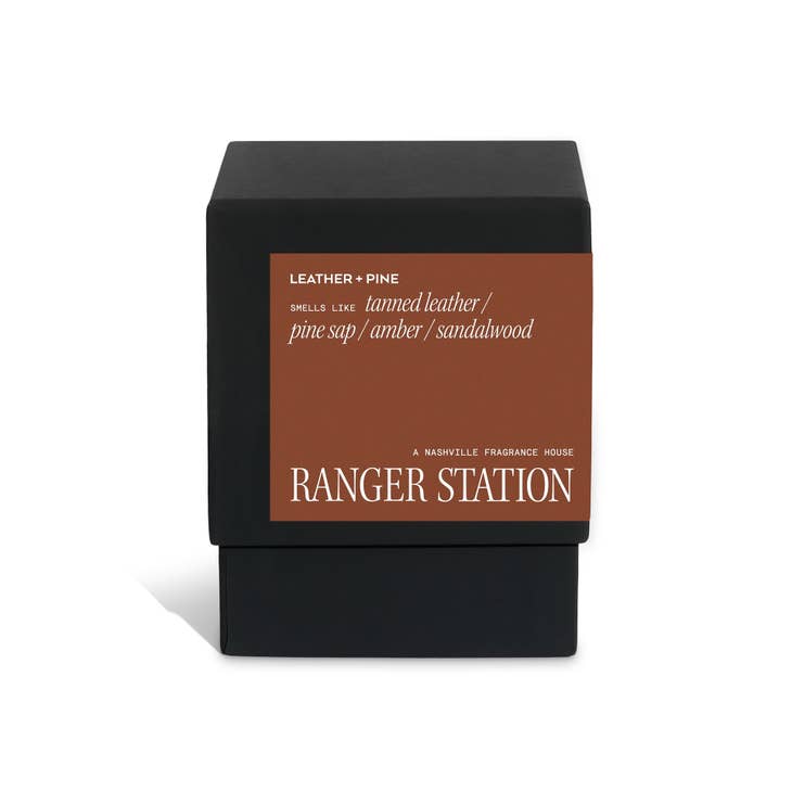 Ranger Station Candle Leather + Pine Room Spray