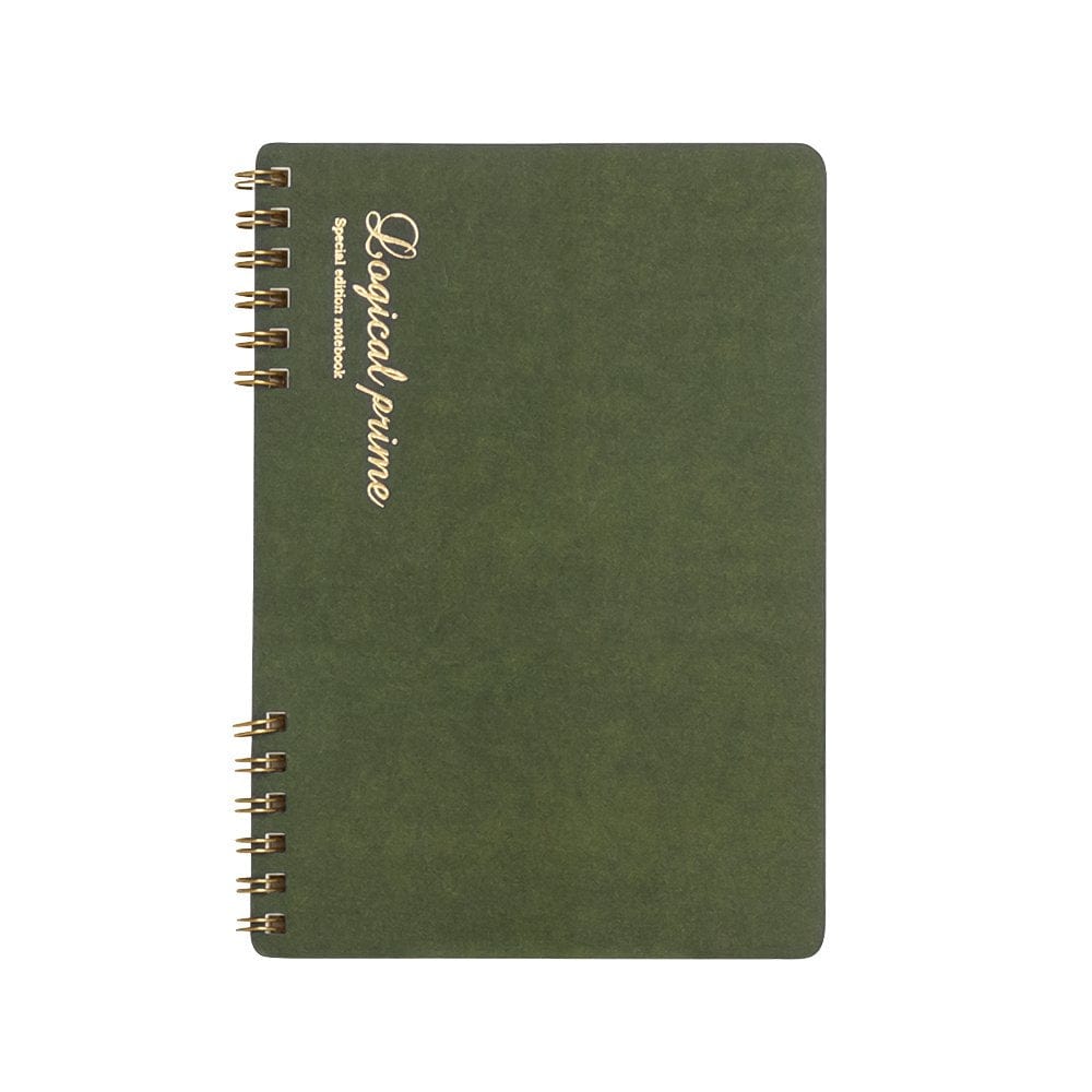 Nakabayashi Stationary Green Logical Prime Ring bound Notebook A5-A Ruled