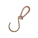 Lostine Hardware Tan & Brass Ludlow Leather Hooks