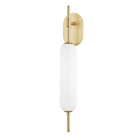Hudson Valley Lighting Aged Brass Miley Sconce