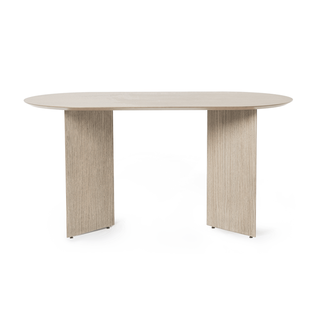 Ferm Living Furniture Desk / Natural Oak Veneer Mingle Table Legs