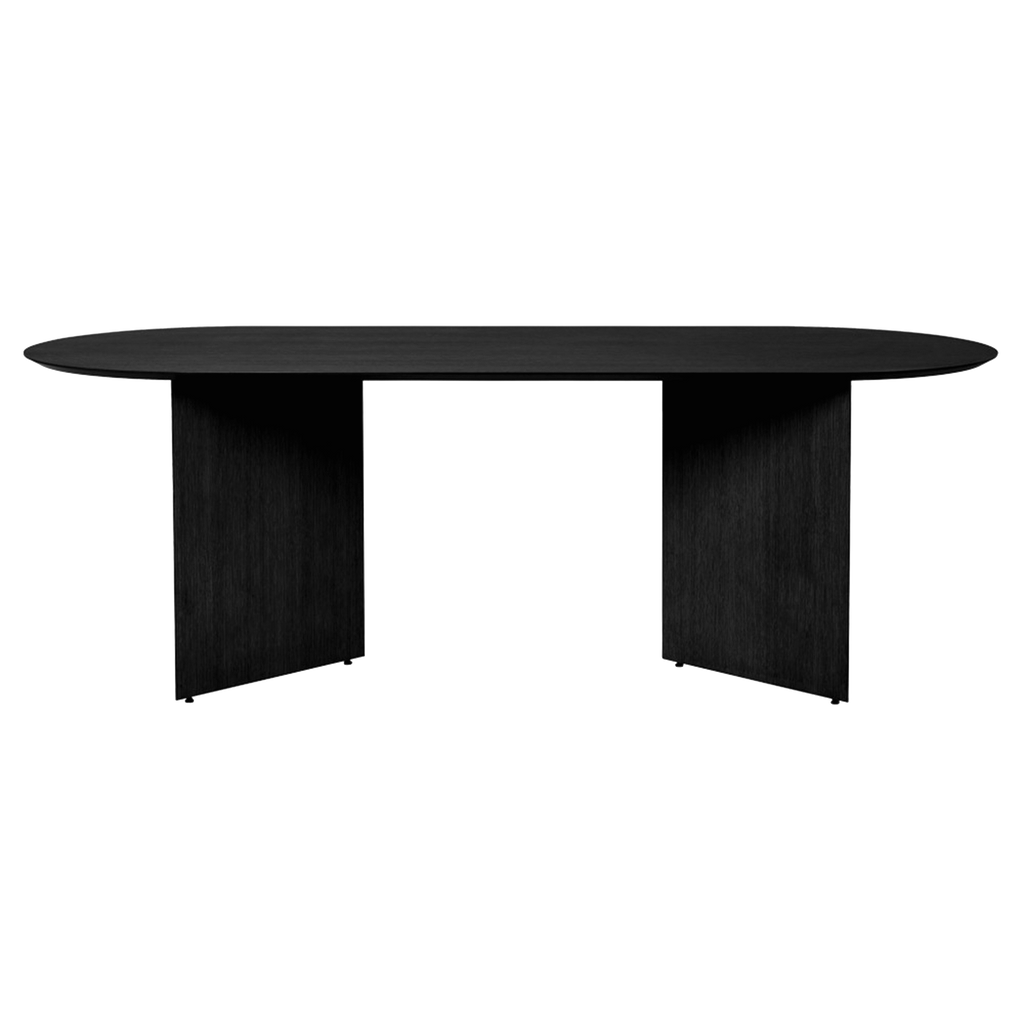 Ferm Living Furniture Dining Table / Black Oak Veneer Mingle Table Legs