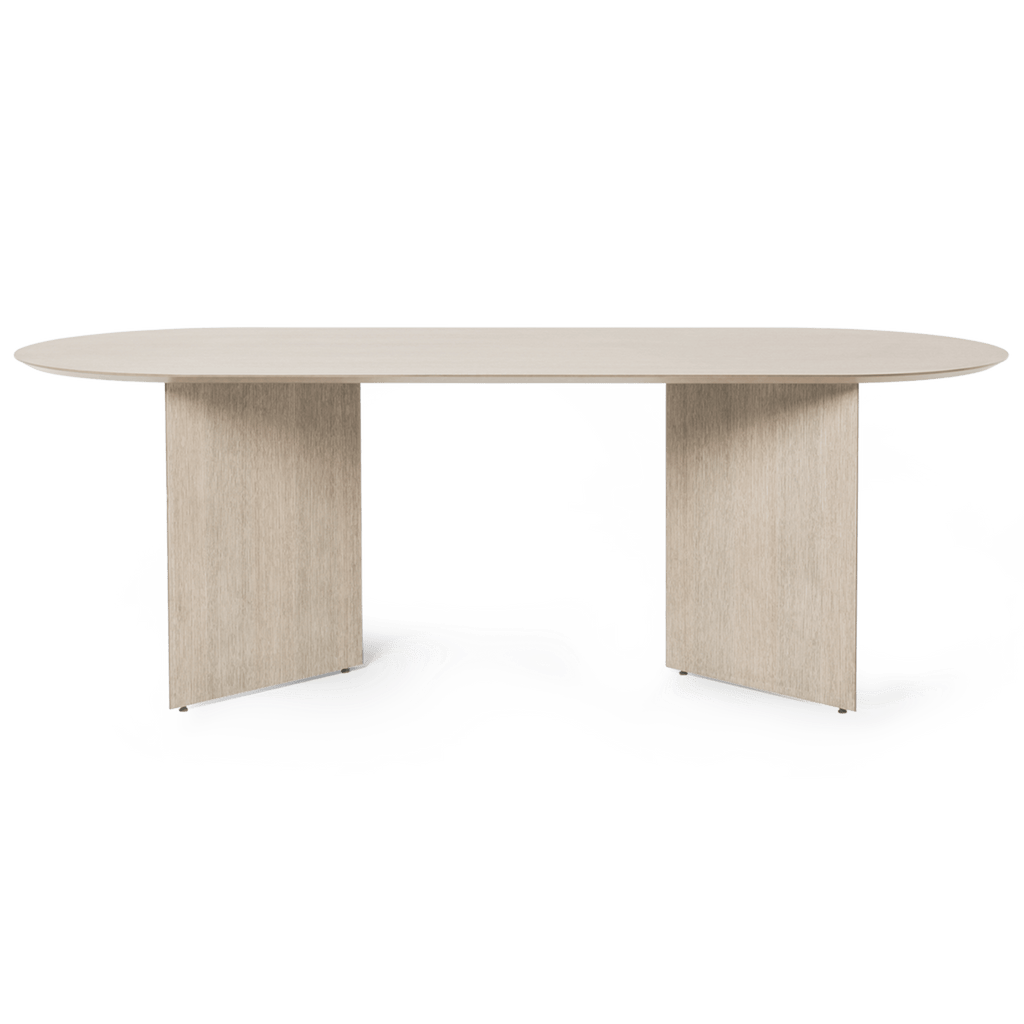 Ferm Living Furniture Dining Table / Natural Oak Veneer Mingle Table Legs