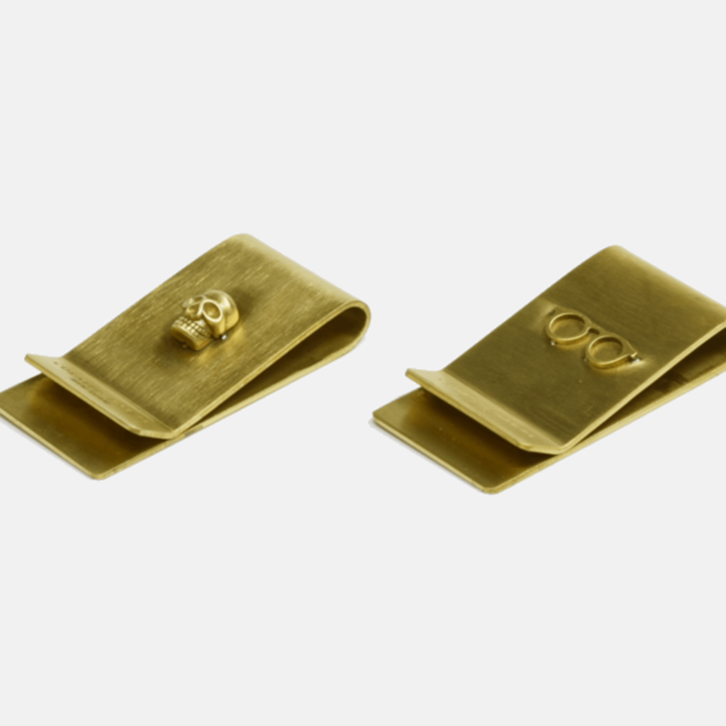 Brass money clip