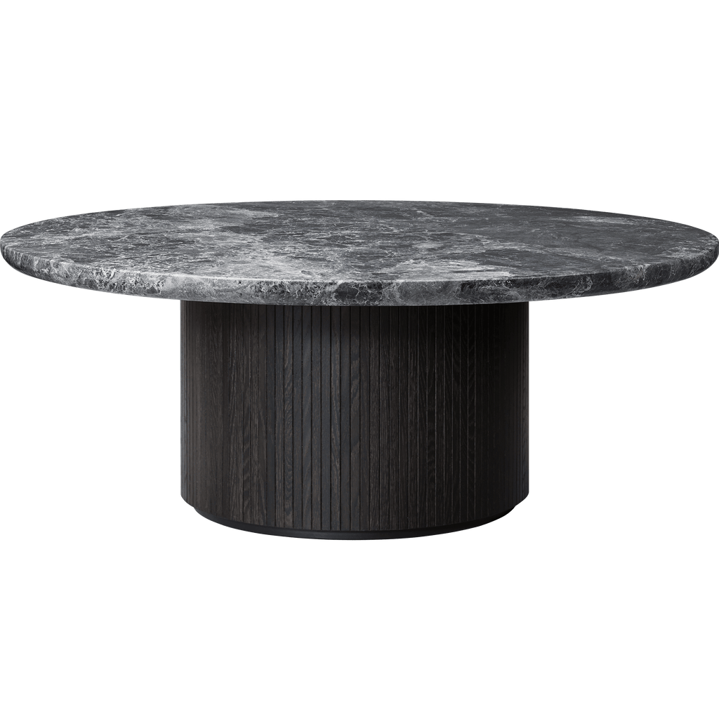 Gubi Furniture Grey Emperador Marble Moon Coffee Table, Medium