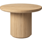 Gubi Furniture Solid Oiled Oak Moon Coffee Table, Small