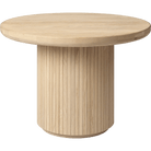 Gubi Furniture Solid Soap Treated Oak Moon Coffee Table, Small
