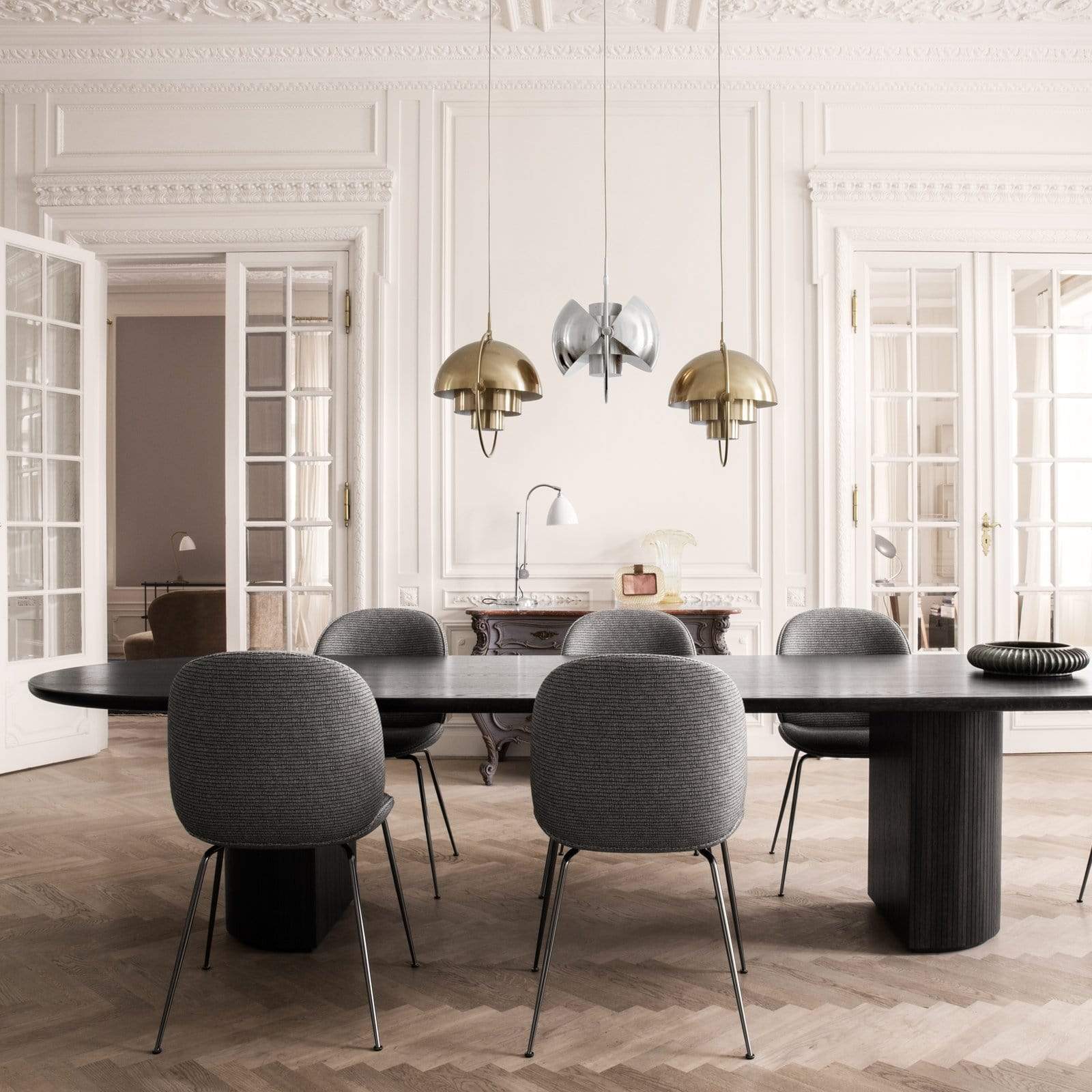 Gubi Furniture Moon Dining Table, Elliptical