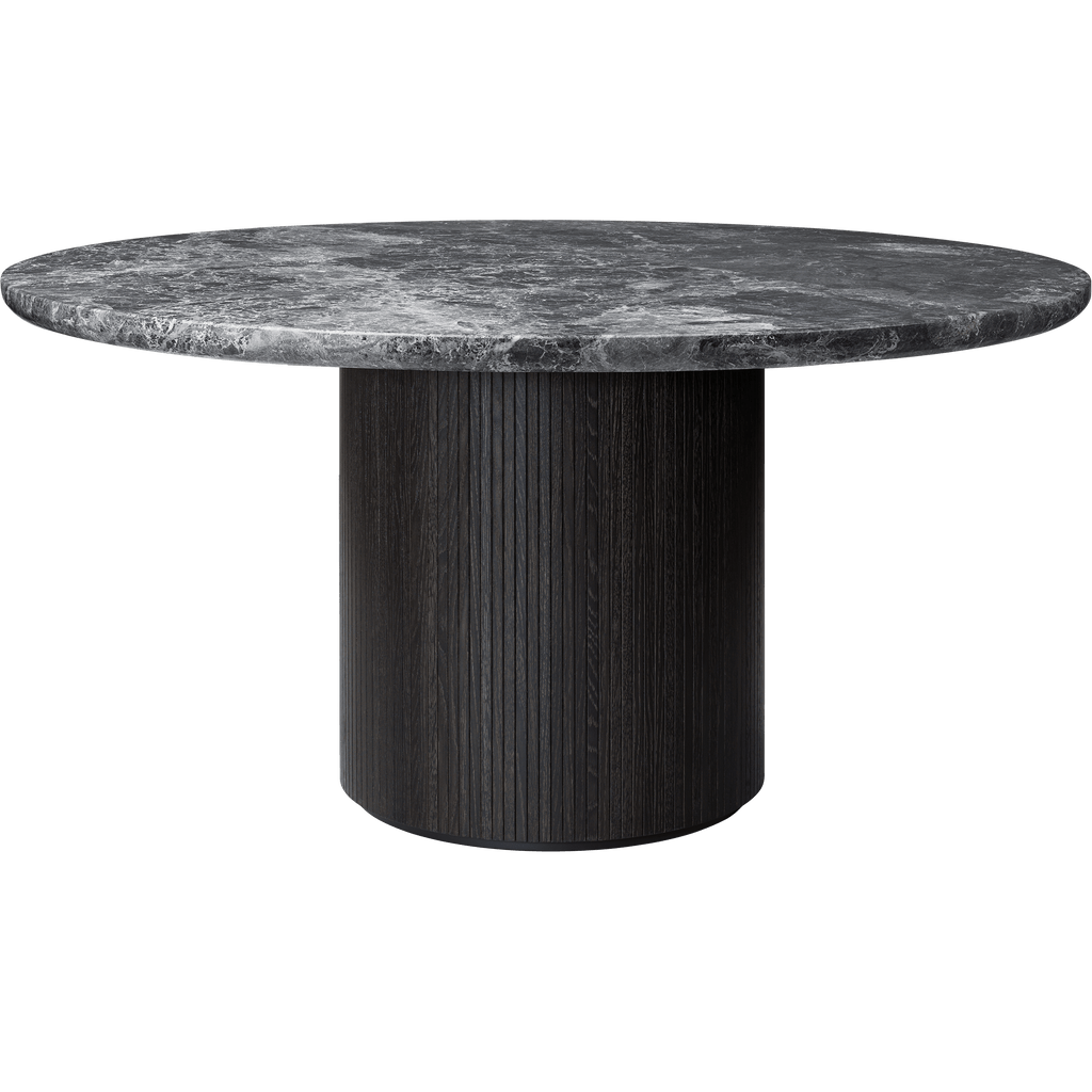 Gubi Furniture Large / Grey Emperador Marble Moon Dining Table, Round