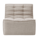 Ethnicraft Furniture Beige N701 Sofa, 1 Seater