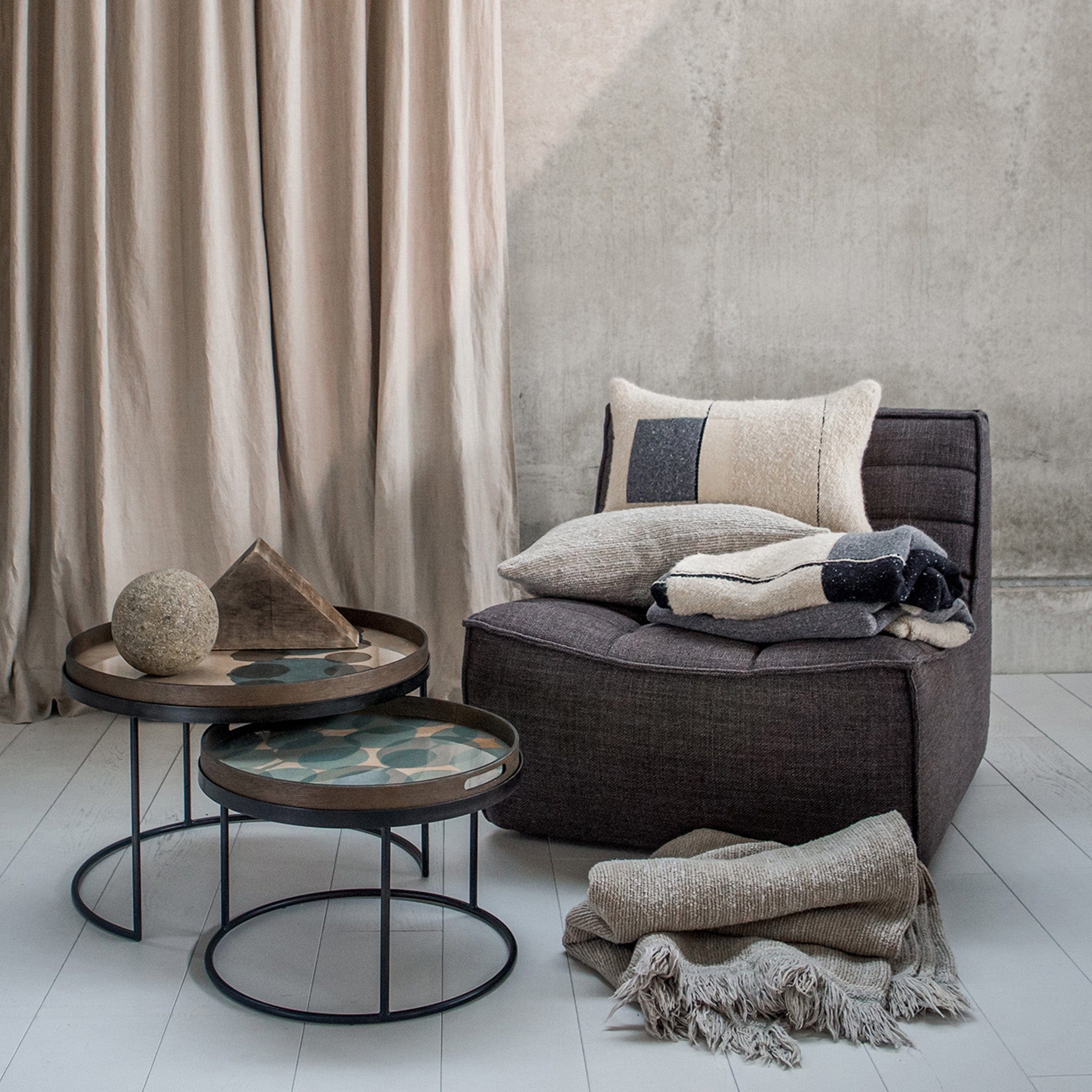 Ethnicraft Furniture N701 Sofa, 1 Seater
