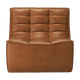 Ethnicraft Furniture Leather N701 Sofa, 1 Seater