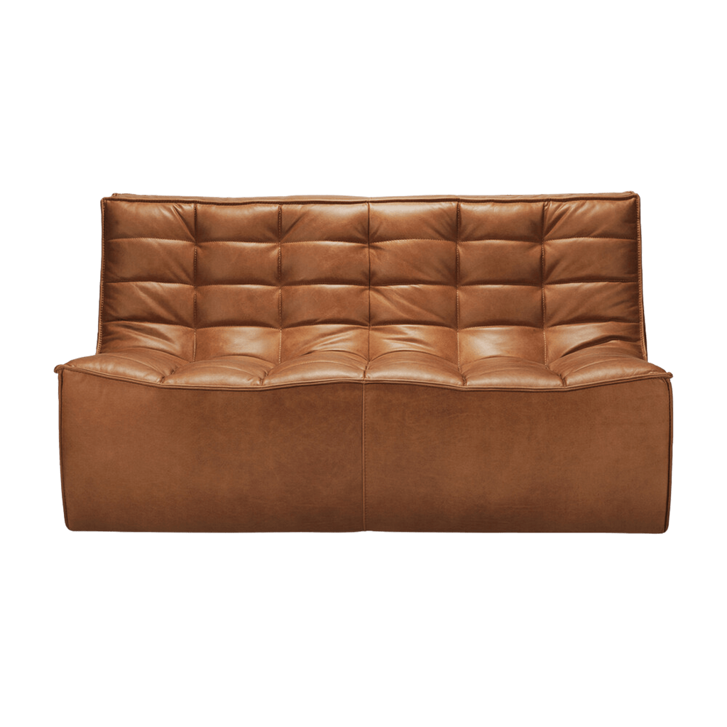 Asher + Rye Leather N701 Sofa, 2 Seater