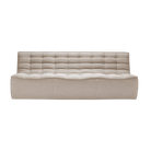 Ethnicraft Furniture Beige N701 Sofa, 3 Seater