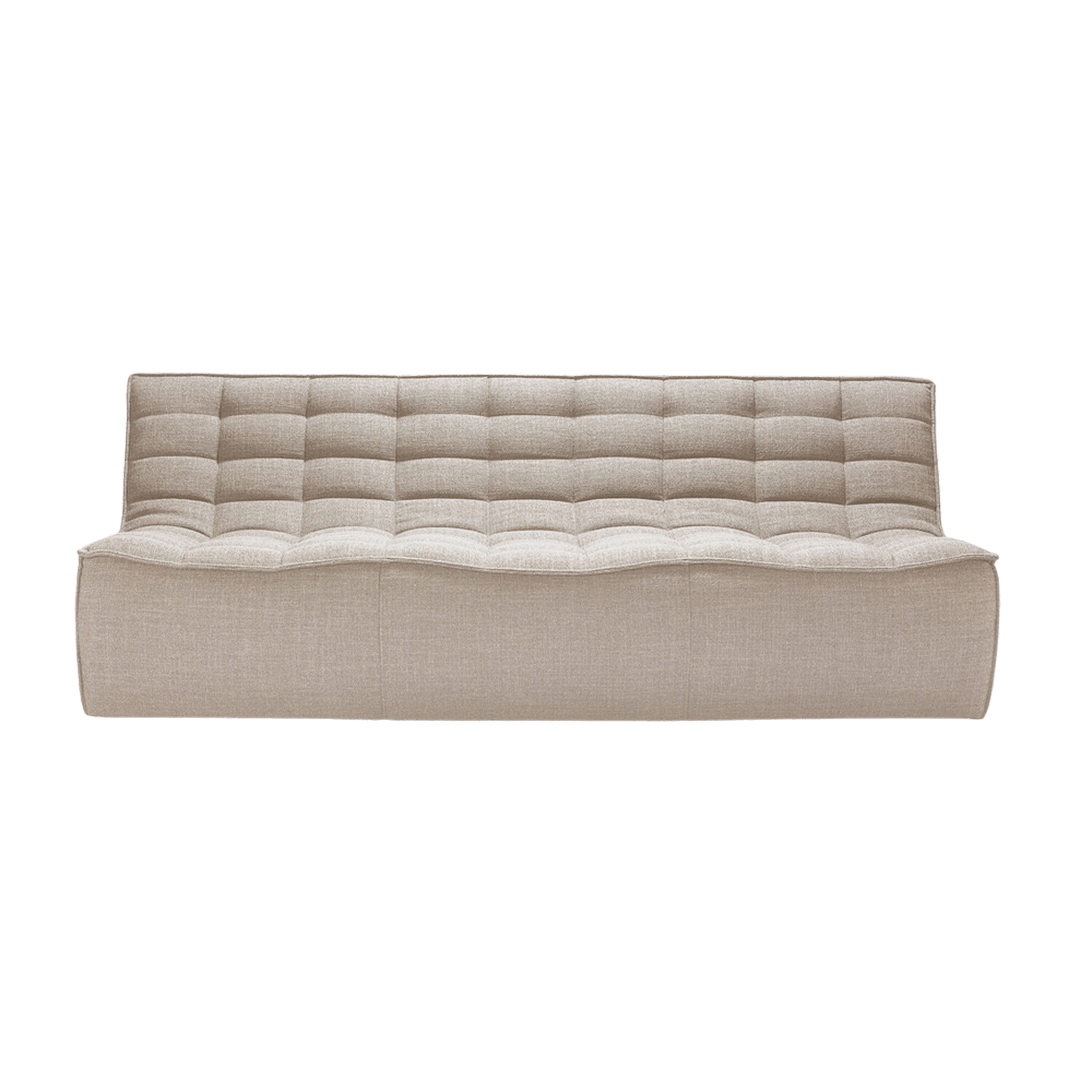 Ethnicraft Furniture Beige N701 Sofa, 3 Seater