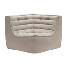 Ethnicraft Furniture Beige N701 Sofa, Corner