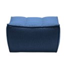 Ethnicraft Furniture Blue N701 Sofa, Footstool