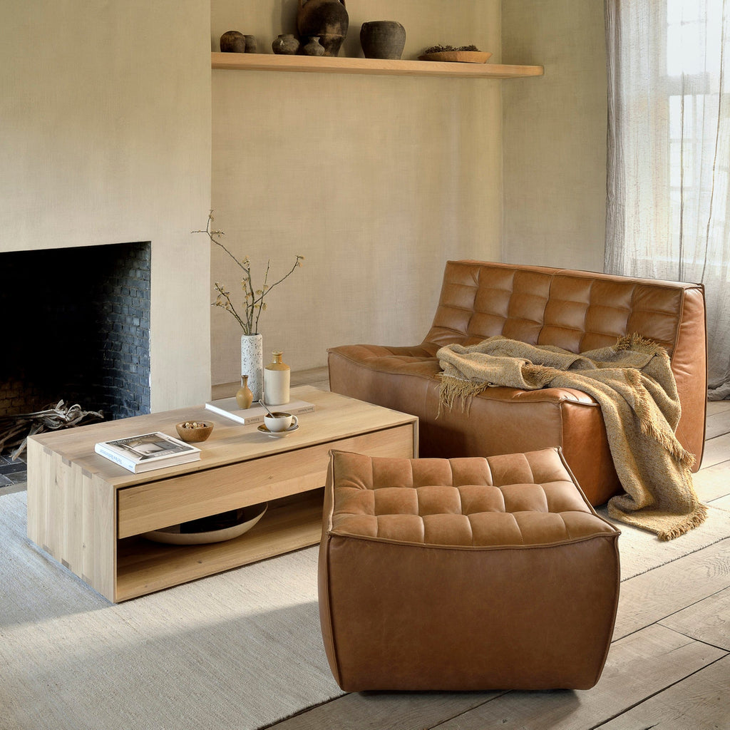 Ethnicraft Furniture N701 Sofa Footstool