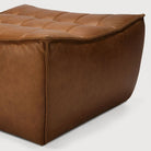 Ethnicraft Furniture N701 Sofa, Footstool
