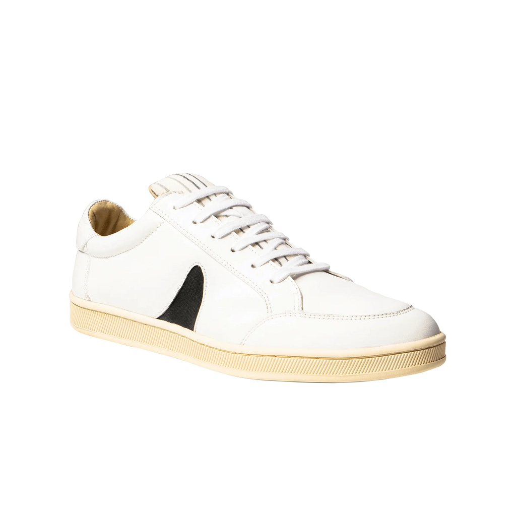 American Rhino Shoes White/Black Leather / 36 / W5 Nomad Classic Unisex Sneakers