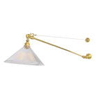 Mullan Lighting Lighting Nyx Adjustable Coolie Glass Wall Light
