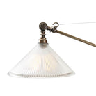 Mullan Lighting Lighting Nyx Adjustable Coolie Glass Wall Light