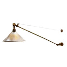 Mullan Lighting Lighting Nyx Adjustable Coolie Glass Wall Light