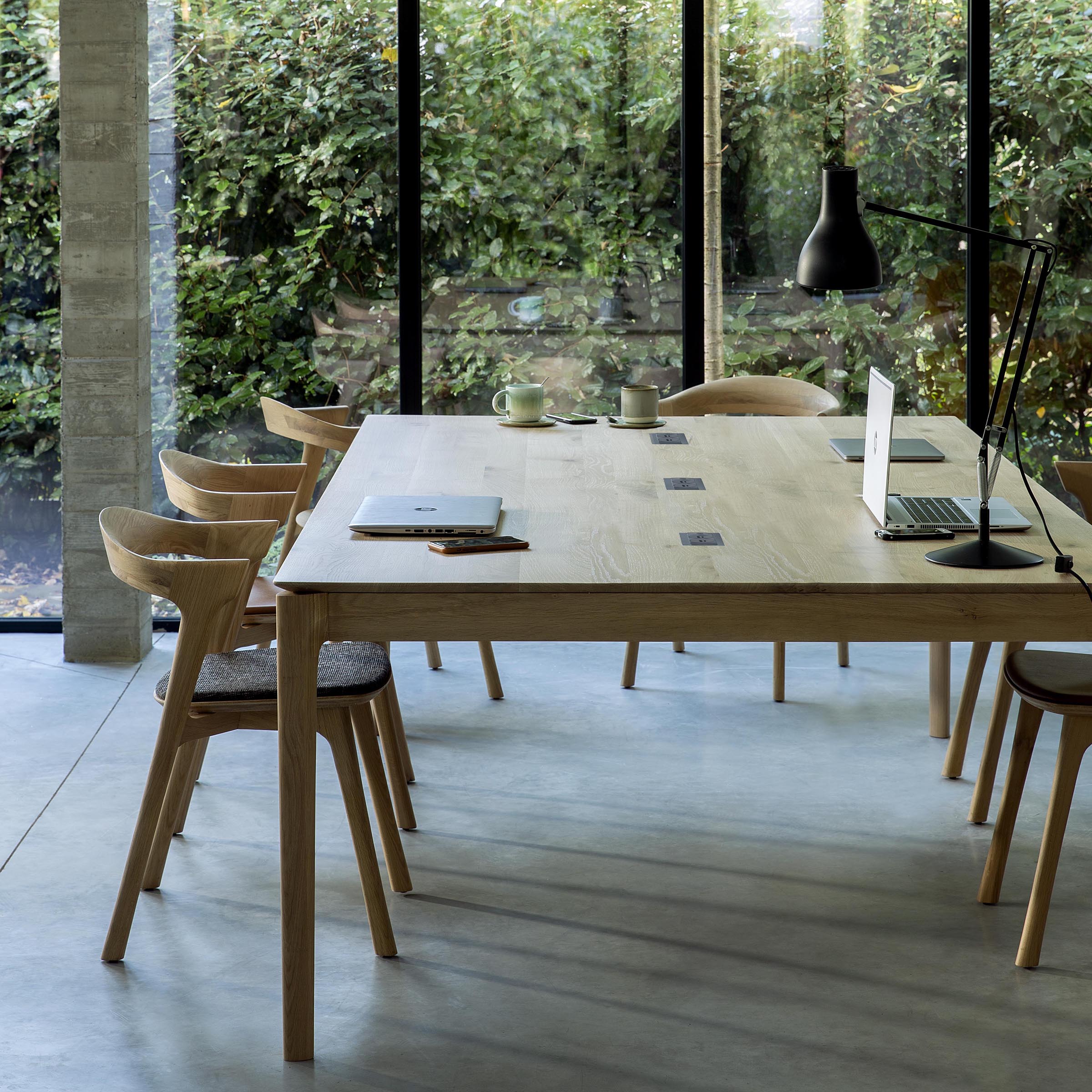 Ethnicraft Furniture Oak Bok Cowork Desk