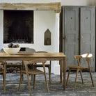 oak bok extendable dining table