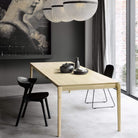 oak bok extendable dining table