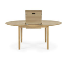Ethnicraft Furniture Oak Bok Round Extendable Dining Table