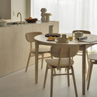 Ethnicraft Furniture Oak Bok Round Extendable Dining Table