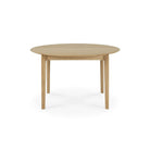 Ethnicraft Furniture Oak Bok Round Extendable Dining Table