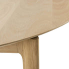 Ethnicraft Furniture Oak Bok Round Extendable Dining Table