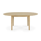Ethnicraft Furniture Oak Bok Round Extendable Dining Table