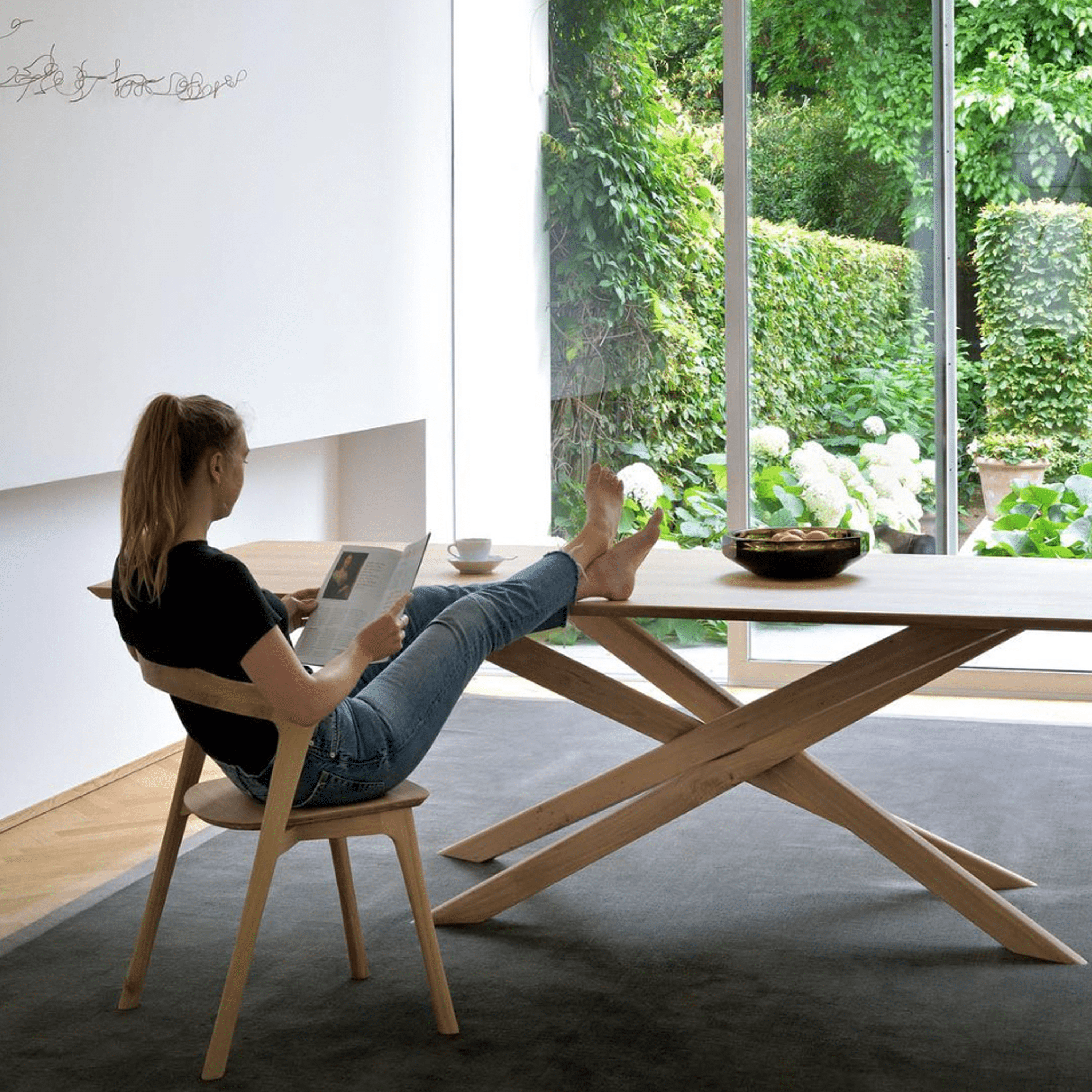 Ethnicraft Furniture Oak Mikado Dining Table