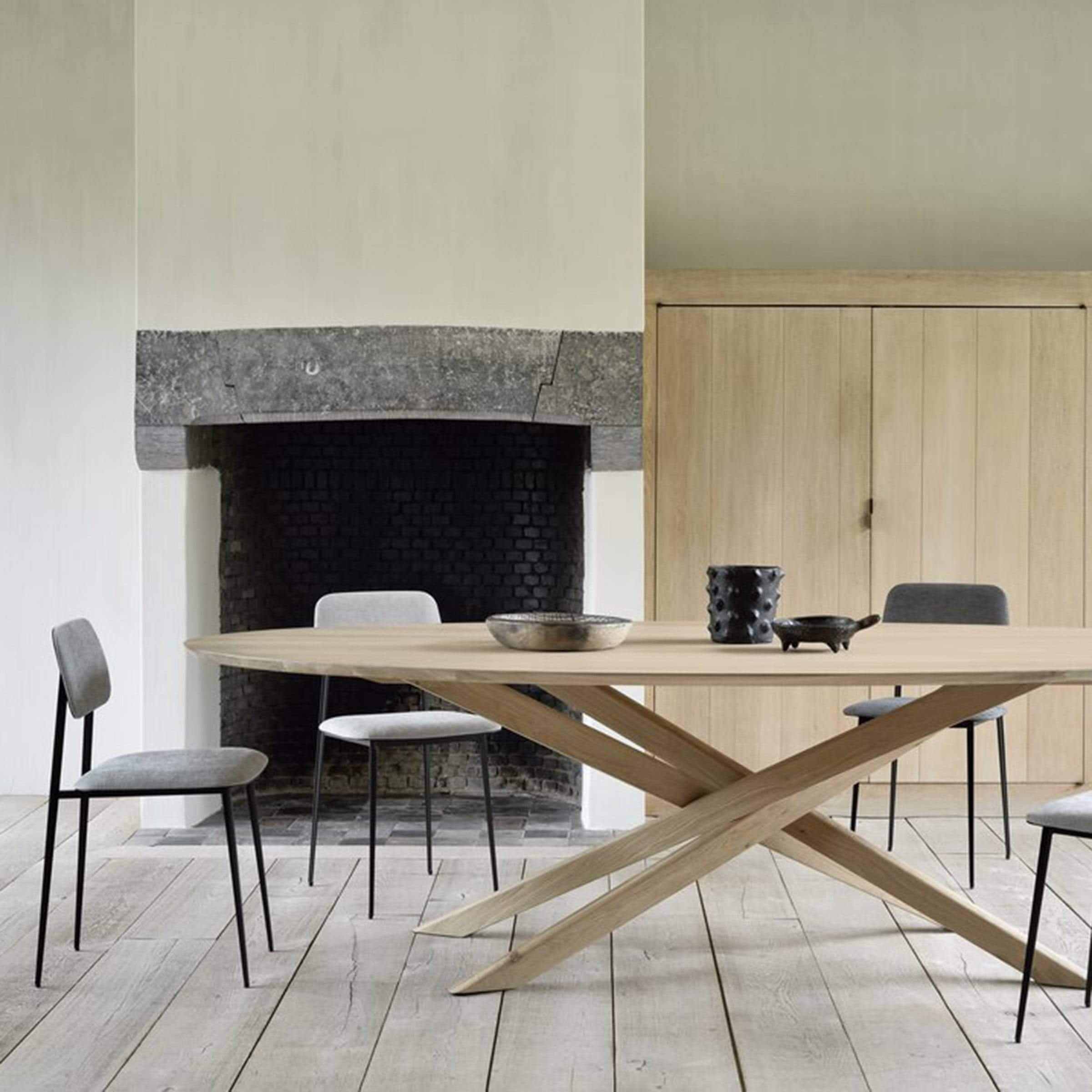 Ethnicraft Furniture Oak Mikado Oval Dining Table
